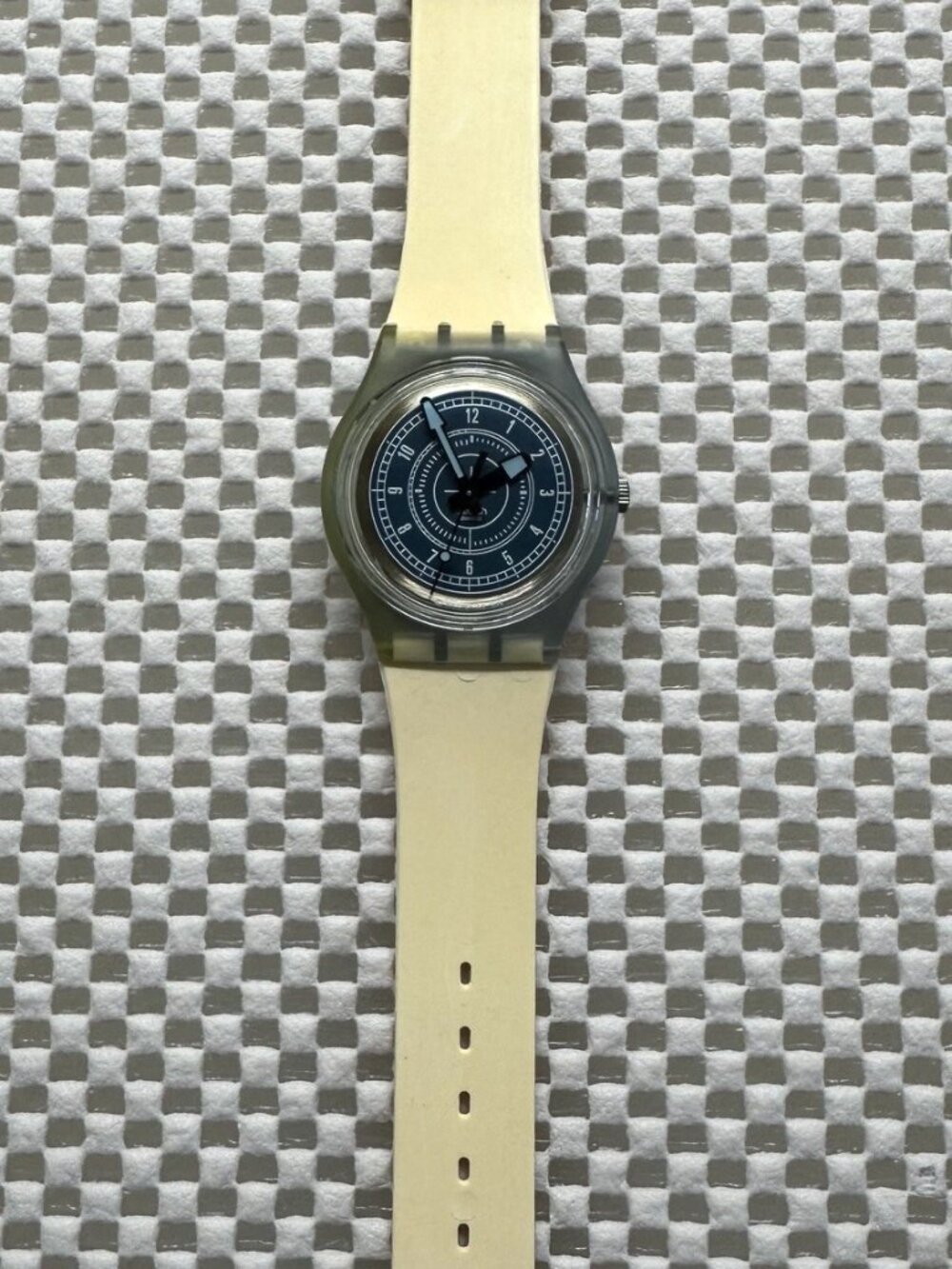Swatch Watch Blue Jacket SKN104 Vintage 1999/2000